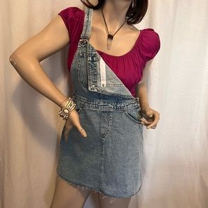 Denim Overall Dress